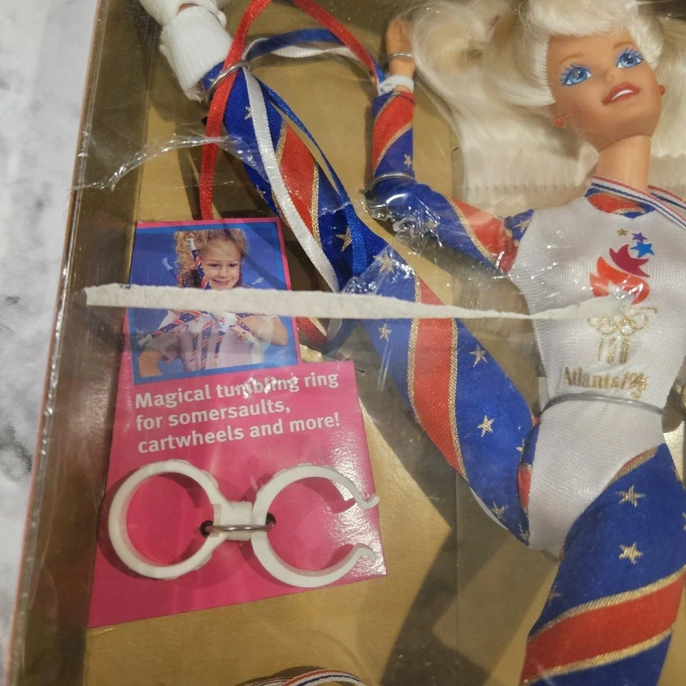 1996 Olympic Gymnast Barbie Atlanta 1996 – Box‎ Damage, Opened Seal